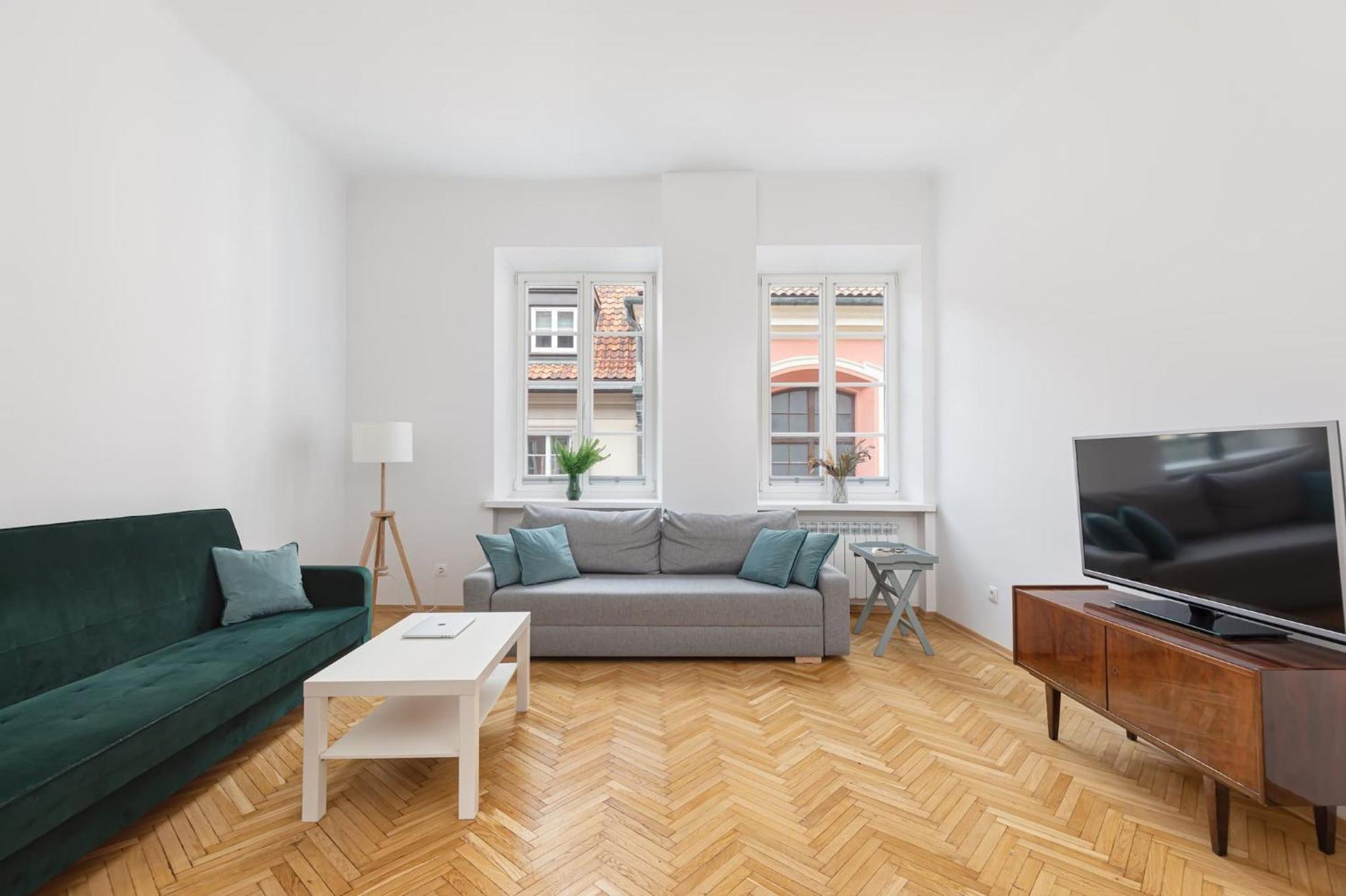 Stylish Apartment Swietojanska By Noclegi Renters Warszawa Exteriör bild